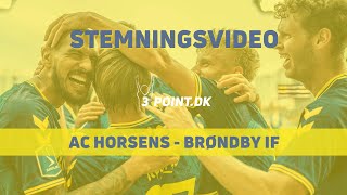 Stemningsvideo AC Horsens  Brøndby IF 4 september 2022 [upl. by Assirek]