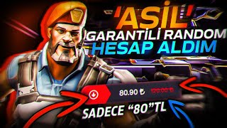 ASİL GARANTİLİ RANDOM HESAP ALDIM VE DERECELİ GİRDİM Valorant [upl. by Assener]