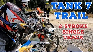 Tank Seven Creek Trail Sargents Colorado October trail riding Trail 480 Enduro riding [upl. by Attej]