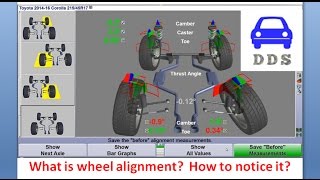 क्या होता है wheel alignment  how to know if car needs alignment  DESI DRIVING SCHOOL [upl. by Fedora]