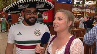 Wiesn International Mexikaner lernen das Schuhplatteln Teil 2 [upl. by Eeralih]