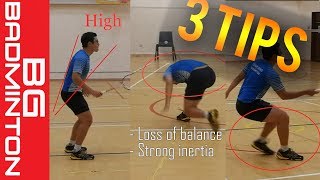 3 Advanced Footwork Tips  BG Badminton [upl. by Byram]