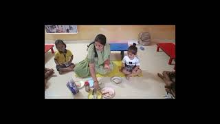 Kidzee Nursery  Sensorium Lets make jam sandwiches  Credible World School amp Kidzee Pithampur [upl. by Vinna341]