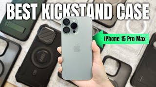 Reviewing the best Kickstand cases for iPhone 15 Pro Max [upl. by Suiram]