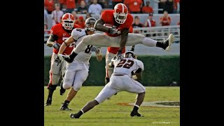 Knowshon Moreno hurdles central michigan player widescreen 60fps [upl. by Flaherty]