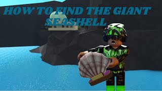 HOW TO FIND THE GIANT SEASHELL IN ROBLOX BLOXBURG 2024 [upl. by Jr]