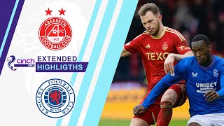 Aberdeen vs Rangers  Extended Highlights  SPFL  CBS Sports Golazo  Europe [upl. by Pattie712]