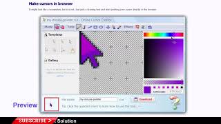 How to Create Custom Mouse Cursor in Windows 10 [upl. by Kampmeier823]