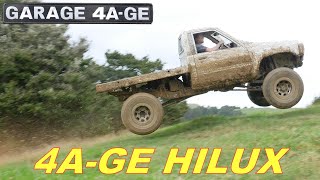 4AGE Hilux amp TD42 Safari Mudding [upl. by Aizat]