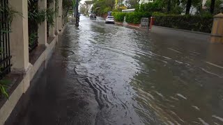 Allerta meteo rossa sulla Romagna allagamenti a Riccione [upl. by Anelas]