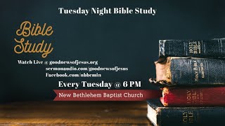 Tuesday Night Bible Study [upl. by Langsdon]