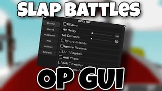 Roblox Slap Battles OP GUI Script  Anti knockback Kill aura AND LOTS MORE [upl. by Brandie756]