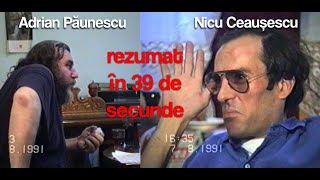 Nicu Ceaușescu  Adrian Păunescu rezumat • Andrei Păunescu îi filmează în pușcăria Jilava 1991 [upl. by Carlo]