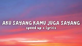 Aku Sayang Kamu Juga Sayang Lyrics Video [upl. by Ansev581]