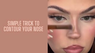 How To Contour Nose nosecontouring makeuptutorial uae foryou dubaivlogs youtube makeup [upl. by Nylehtak]