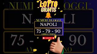 Tutto sul 75 a NAPOLI🍀 gioco del Lotto 90 Gratis 🍀 Numeri Fortunati 💰 [upl. by Idnym]