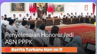 🔴 ALHAMDULILLAH PENGANGKATAN HONORER MENJADI PPPK 2024 DIKABINET MERAH PUTIH [upl. by Walburga]