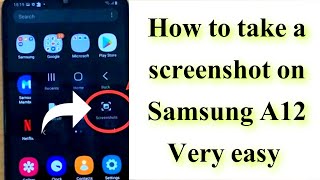 How to take a screenshot on Samsung A12  Samsung galaxy A12 Screenshot tutorial  Working Agency [upl. by Winne]