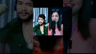 chatta rumal kyamalu public duet ticktocksong musicapp funny highlights [upl. by Aonehc]