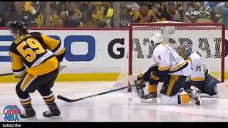 Jake Guentzel scores in game 2 of the Stanley Cup Finals  Penguins vs Predators [upl. by Eetsirhc]