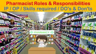 Hospital Pharmacist Roles and Responsibilities in Detail  Happy Pharmacists Day [upl. by Jaquenetta54]