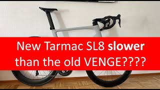 Is the new Specialized SWorks Tarmac SL8 still slower than the old SWorks Venge Disc from 2020 [upl. by Ameer955]