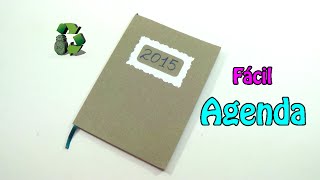 Como hacer una Agenda Fácil RECICLAJE Ecobrisa [upl. by Nilyaj476]