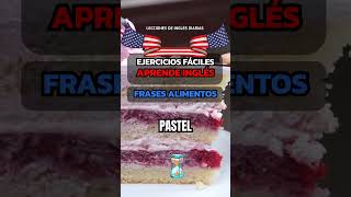 APRENDE PALABRAS EN INGLÉS BEBIDAS Y POSTRES inglésfácil aprendeinglés inglesonline [upl. by Francyne]