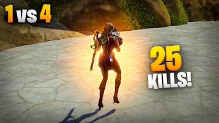 JOGANDO SOLO VS SQUAD COM LUCINDA 🔥 25 KILLS [upl. by Papotto]