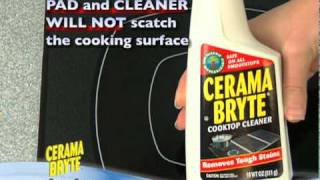 How to Clean your smooth cooktop  CeramaBryte [upl. by Gwendolen]