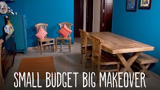 Small Budget Big Makeover mini Moksha and Ankurs Parents Room [upl. by Esikram]