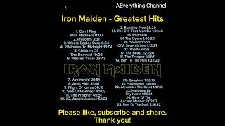 Iron Maiden  Greatest Hits The Very Best of Iron Maiden [upl. by Aikmat841]