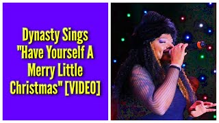 Dynasty Sings quotHave Yourself A Merry Little Christmasquot  Rickey Smiley Christmas Karaoke Night [upl. by Maribeth]