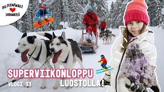 OUR WEEKEND I MINIHIIHTOLOMA LUOSTOLLA vaihtovuosisodankylaÌˆssaÌˆ vlogi 33 [upl. by Lemart]