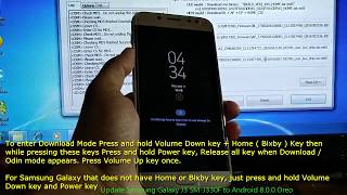 Update Samsung Galaxy J3 SMJ330F to Android 800 Oreo [upl. by Marquez]