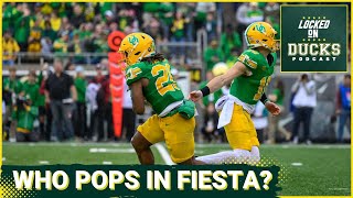 Oregon Football will have key 2024 players playing in the Fiesta Bowl  Oregon Ducks Podcast [upl. by Ruthi864]