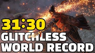 GLITCHLESS Sekiro Speedrun in 3130 Former World Record [upl. by Finlay]