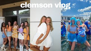 SENIOR YEAR AT CLEMSON rush bid day FDOC amp gameday vlog [upl. by Sandie934]