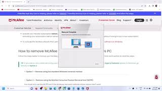 How to remove McAfee software from your Windows 1110 PC [upl. by Enicul]