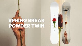 Spring Break Snowboards  2025 Powder Twin [upl. by Nirre]