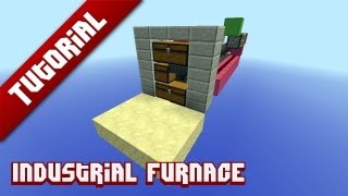 Minecraft Tutorial Industrial furnace [upl. by Zilada]