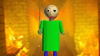 BURNING DOWN BALDIS SCHOOL HOUSE NEW  Baldis Basics in Education and Learning Remastered [upl. by Hali]