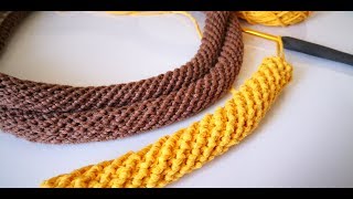 Hapishane İşi Çanta Sapı YapımıCrochet Spiral Rope [upl. by Acinonrev]