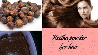 Reetha powder for hairhair pack at home for dandruffhair growthhairloss [upl. by Ikila]