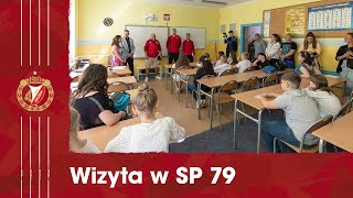 Zaczynamy rok szkolny  wizyta Widzewa Łódź w SP 79 [upl. by Brockwell]