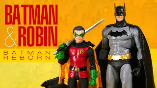 McFarlane Toys DC Multiverse Batman Reborn and Page Punchers Damian Wayne Robin [upl. by Ladnyc]