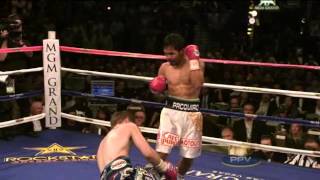 Pacquiao vs Hatton super slow motion KO [upl. by Seumas]