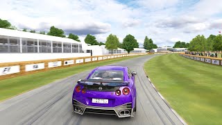 Assetto Corsa  700HP NISSAN GTR R35 STRAIGHT PIPE ARMYTRIX  GoodWood  Logitech G25 [upl. by Mutat]