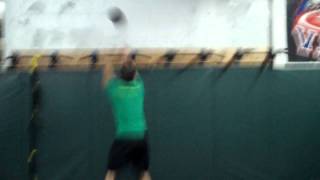 Contrast Training Overhead Press to Overhead Med Ball Pass [upl. by Allac607]