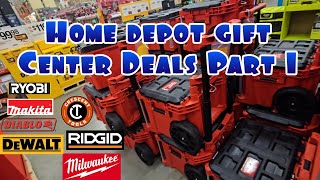 Home Depot Gift Center Deals Part 1 [upl. by Arualana]